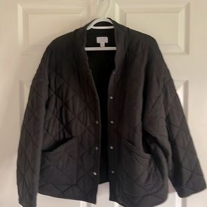 Jacket-black quilted size XL